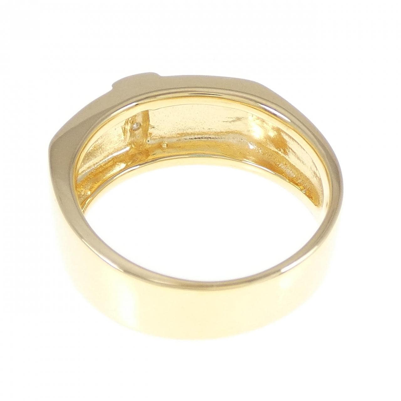 K18YG クロス ダイヤモンド リング 0.06CT