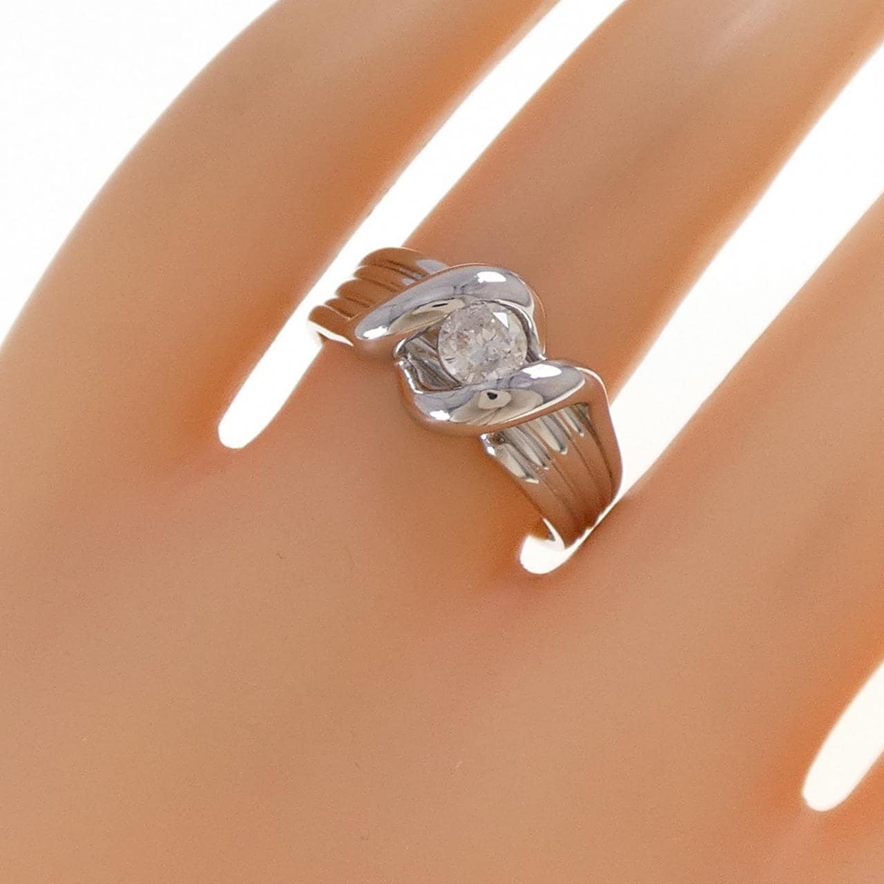 PT900 ダイヤモンド リング 0.37CT