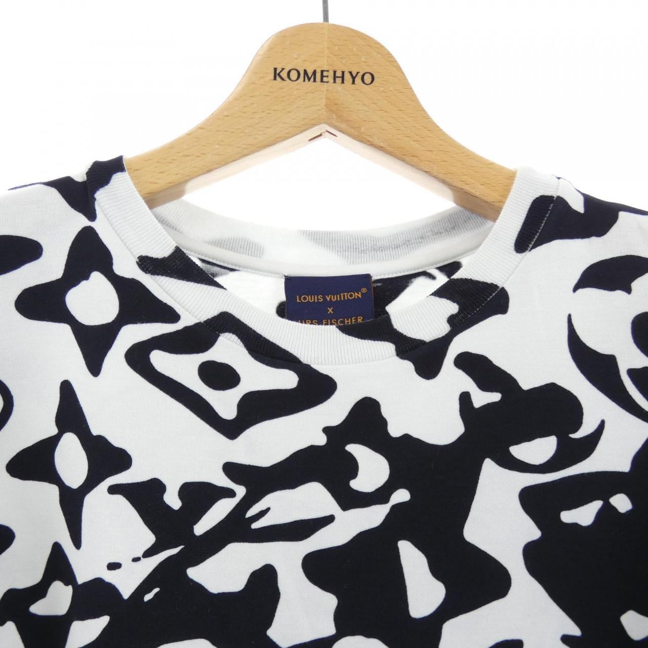 ルイヴィトン LOUIS VUITTON URS FISCHER FKTS04ZIV Tシャツ