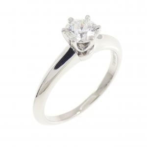 ティファニー クラシックソリティア リング 0.43CT E VVS2