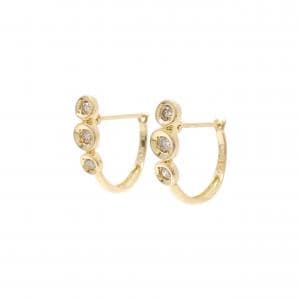 K18YG ダイヤモンド ピアス 0.20CT