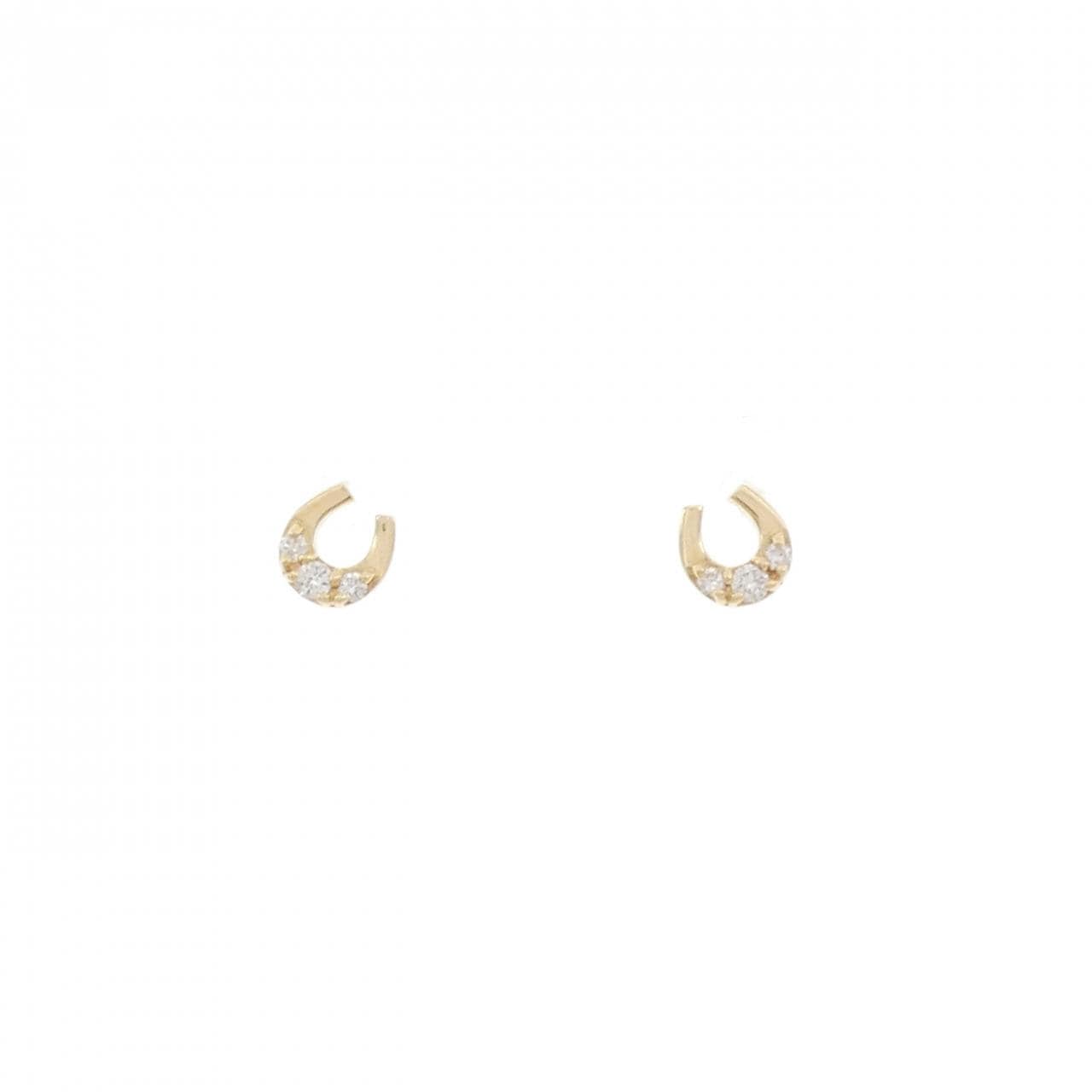 4゜C ダイヤモンド ピアス