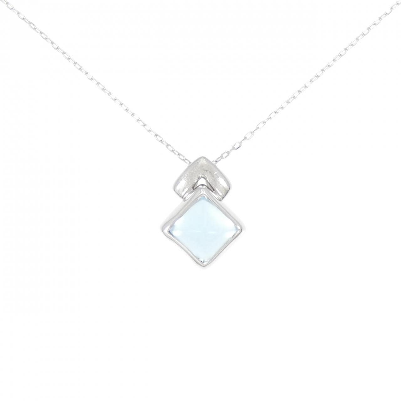 K14WG/K18WG Blue Topaz Necklace