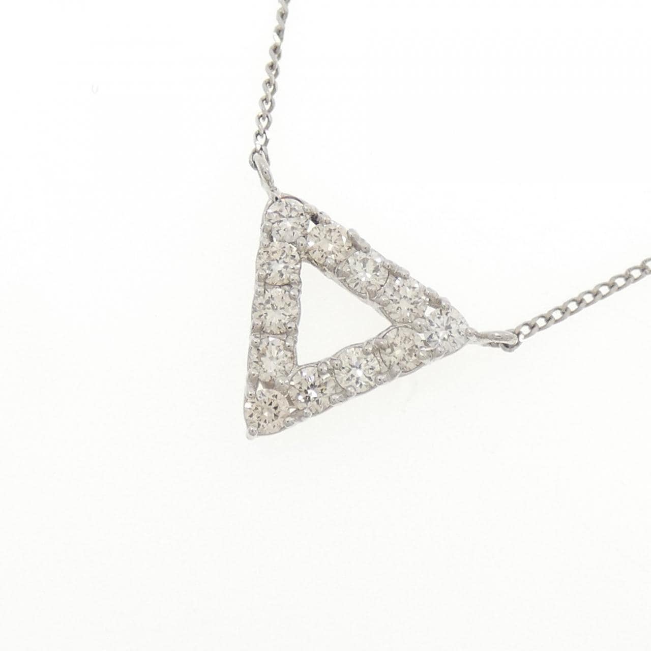 【新品】PT ダイヤモンド ネックレス 0.30CT