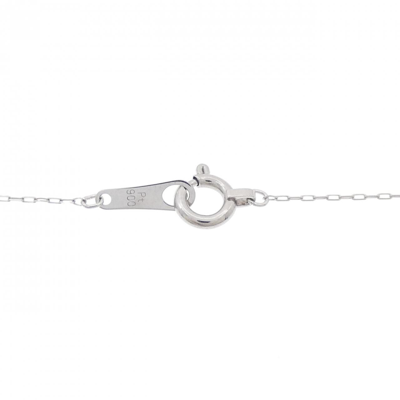 [BRAND NEW] PT950/PT900 Flower Diamond Necklace 0.10