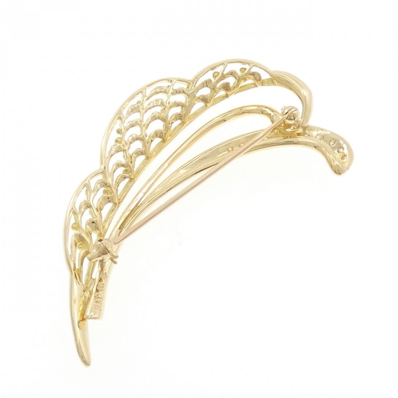 ギンザ タナカ ダイヤモンド ブローチ 0.16CT