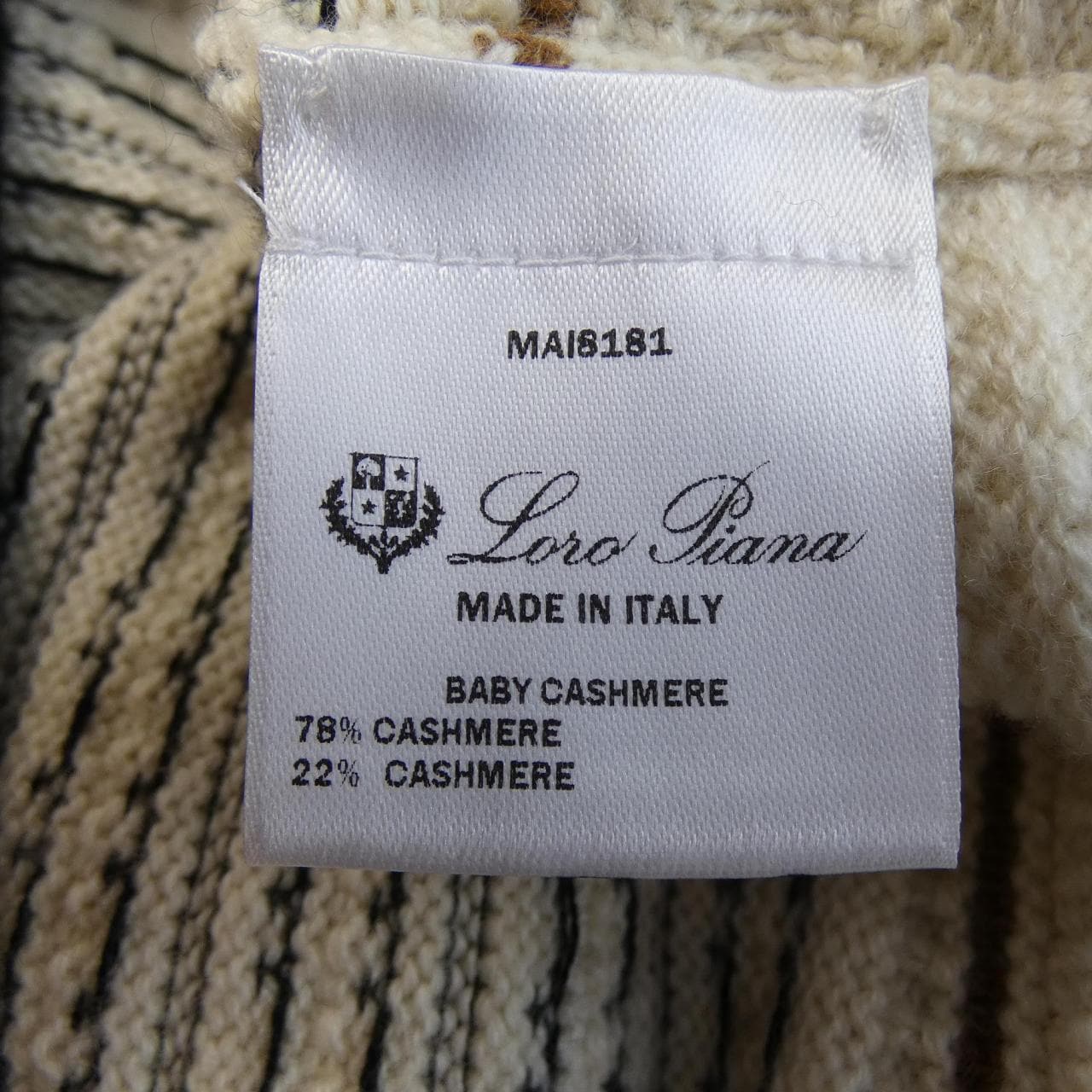 ロロピアーナ Loro Piana BABY CASHMERE FAL6867 カーディガン
