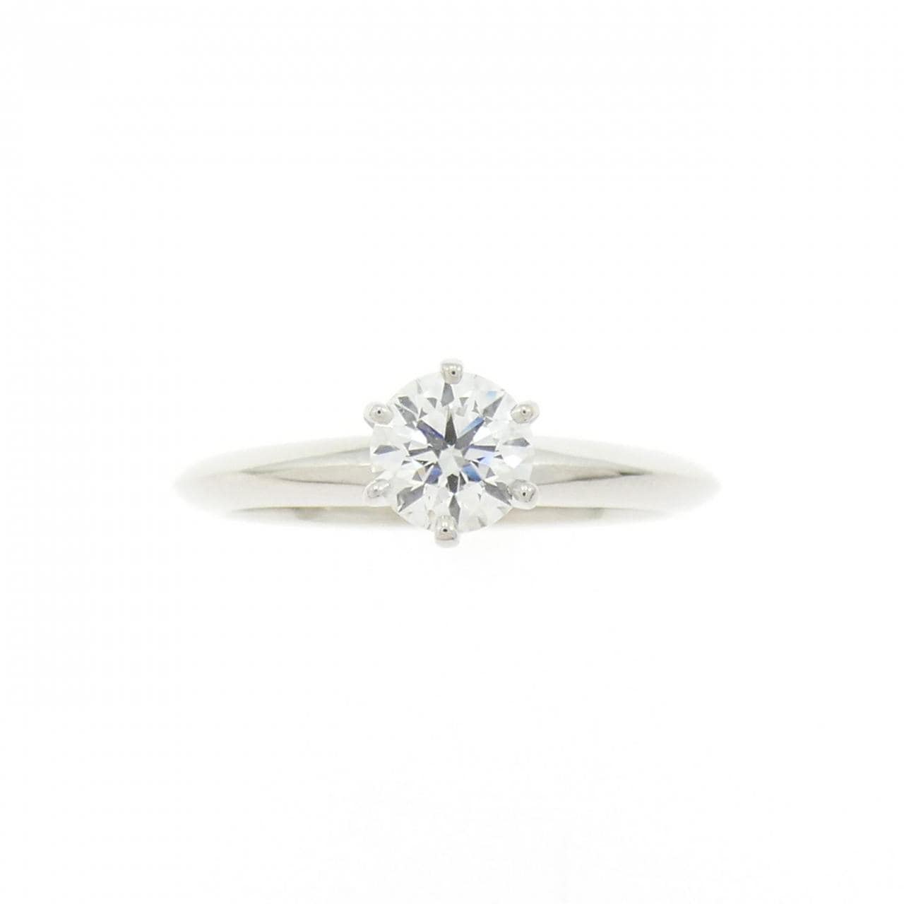 ティファニー クラシックソリティア リング 0.42CT I SI1 3EXT