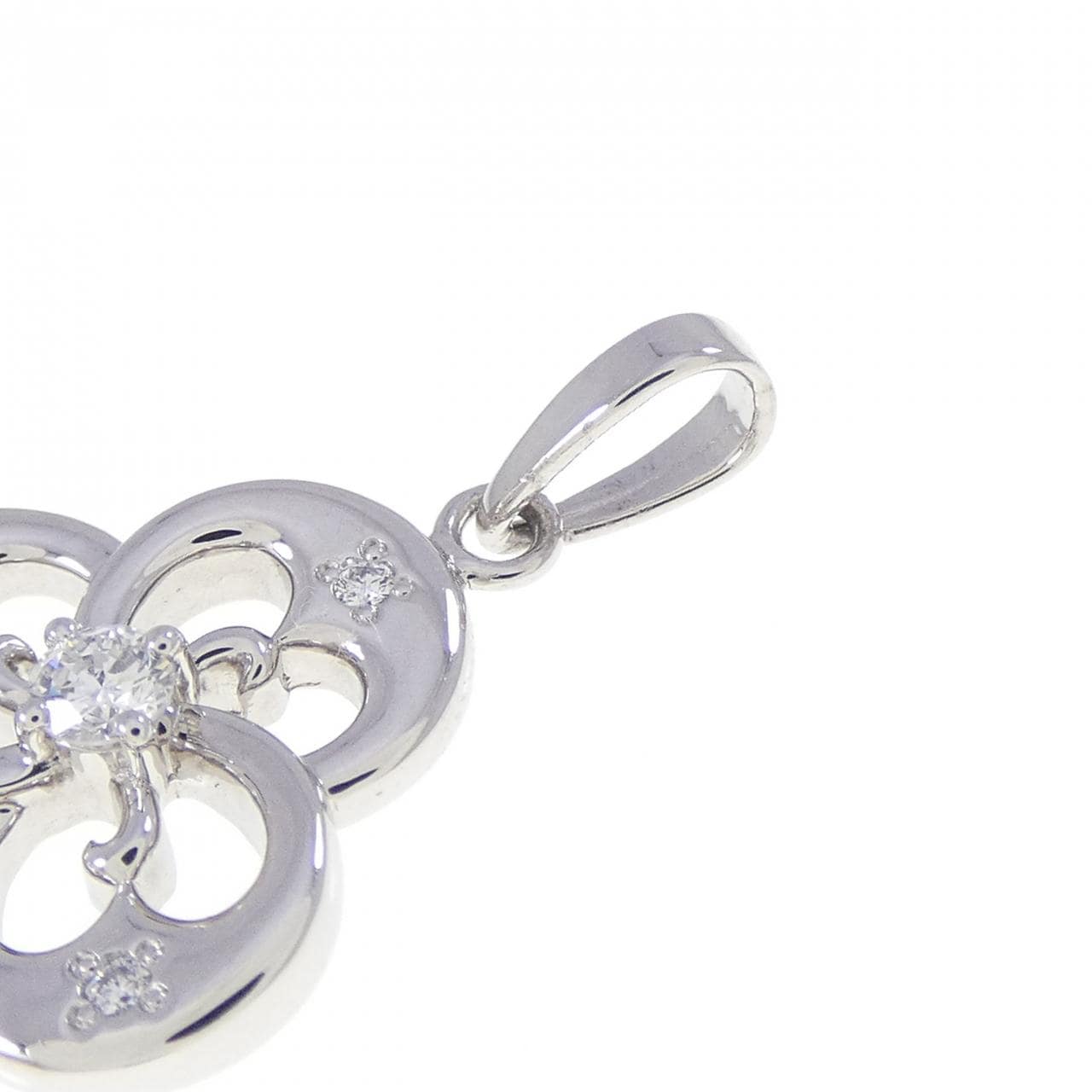 ギンザ タナカ PT900 ペンダント 0.10CT