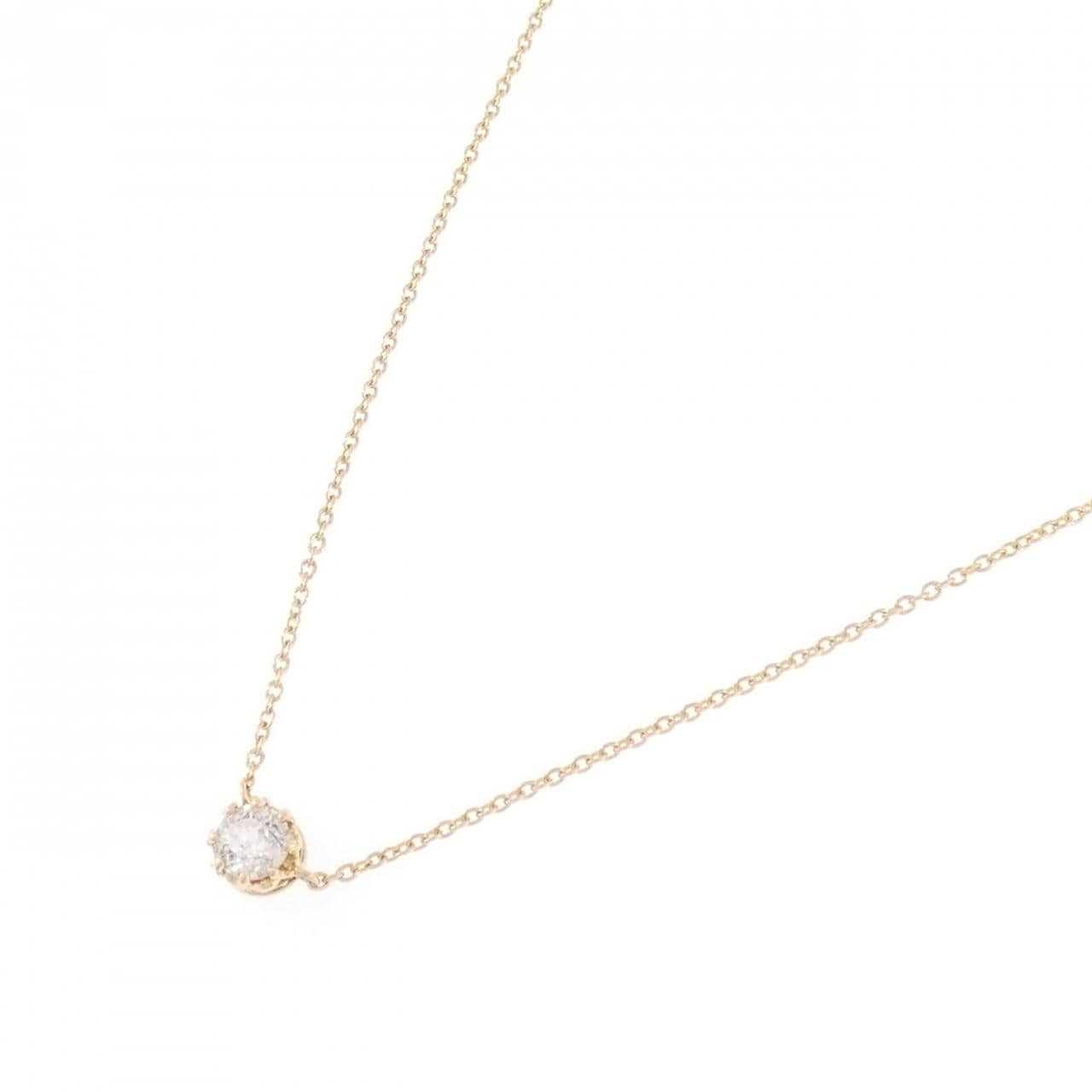 K18YG ダイヤモンド ネックレス 0.25CT
