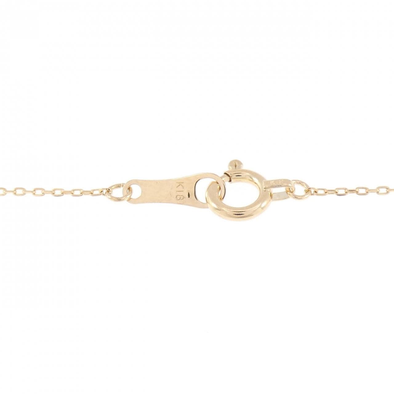 K18YG ダイヤモンド ネックレス 0.1CT