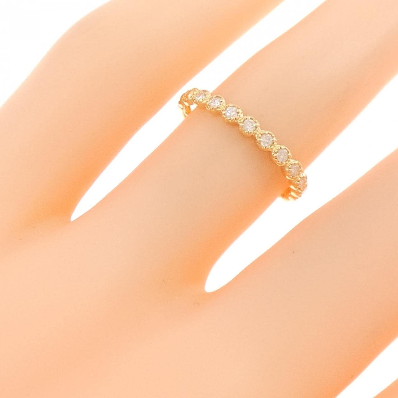 K18YG ダイヤモンド リング 0.11CT