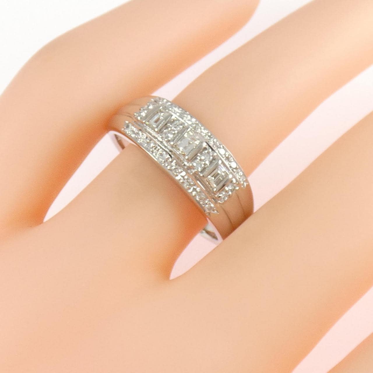 PT950 ダイヤモンド リング 0.45CT