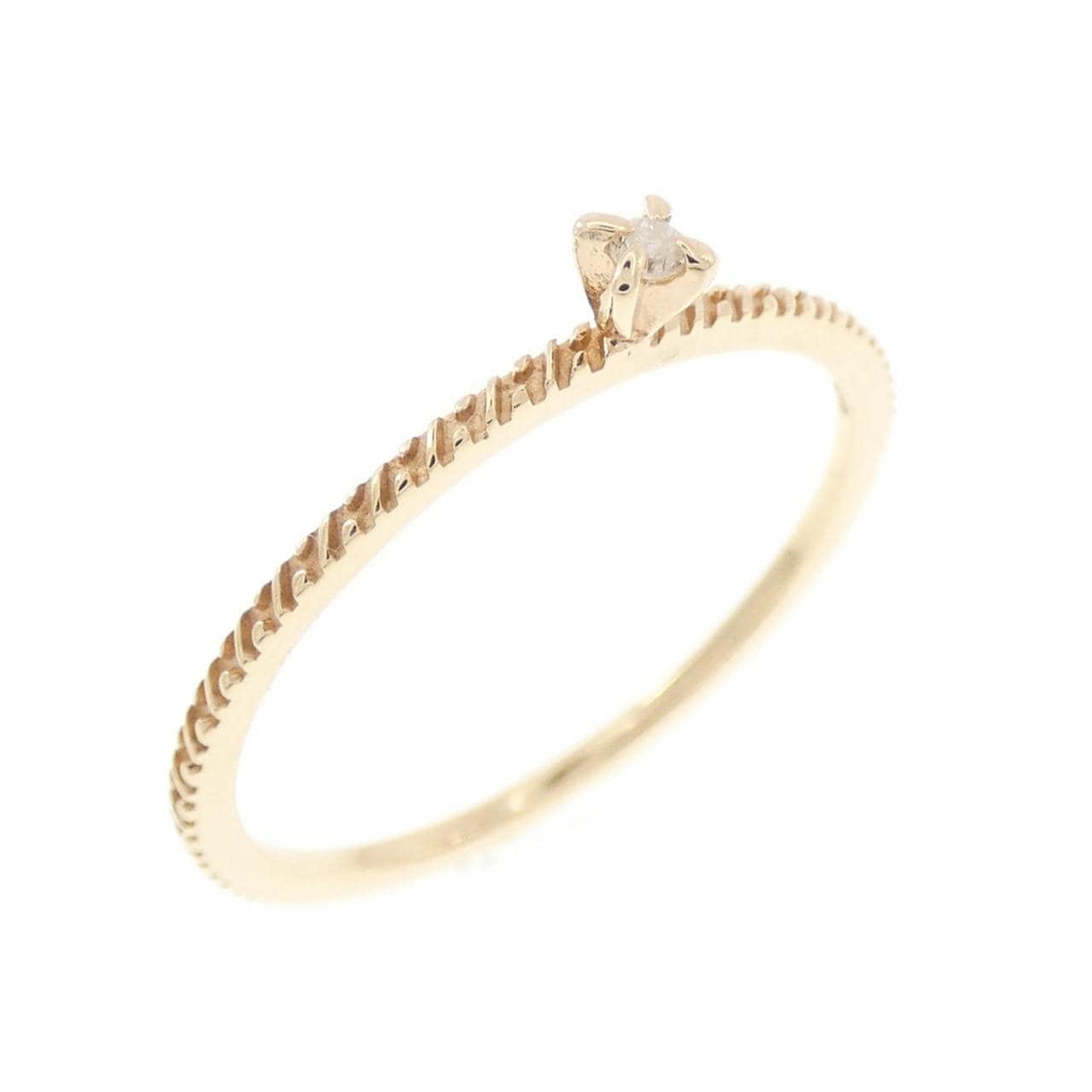 アガット ダイヤモンド リング 0.01CT