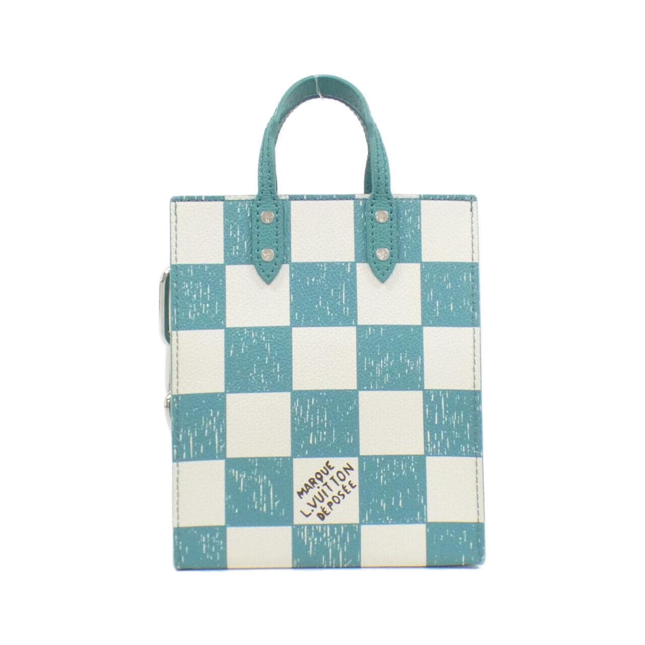 LOUIS VUITTON Damier 棋盤格 Sac Pla XS N60495 包