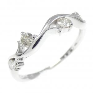 K18WG ダイヤモンド リング 0.21CT