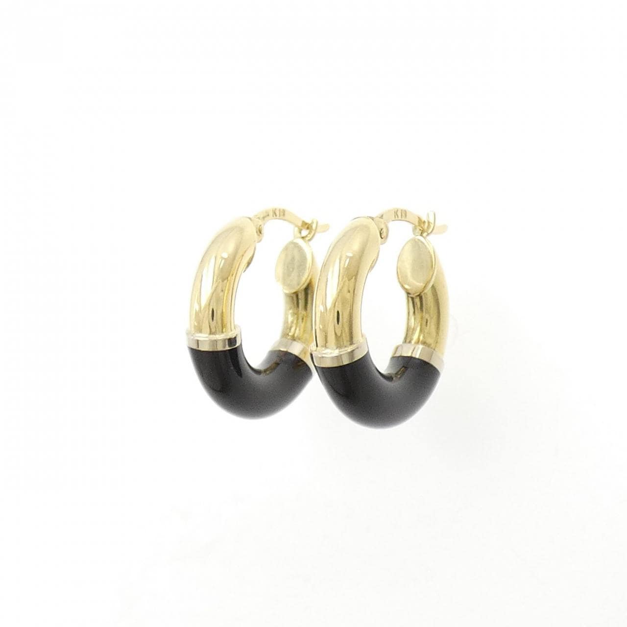K18YG/K18WG 樹脂 ピアス