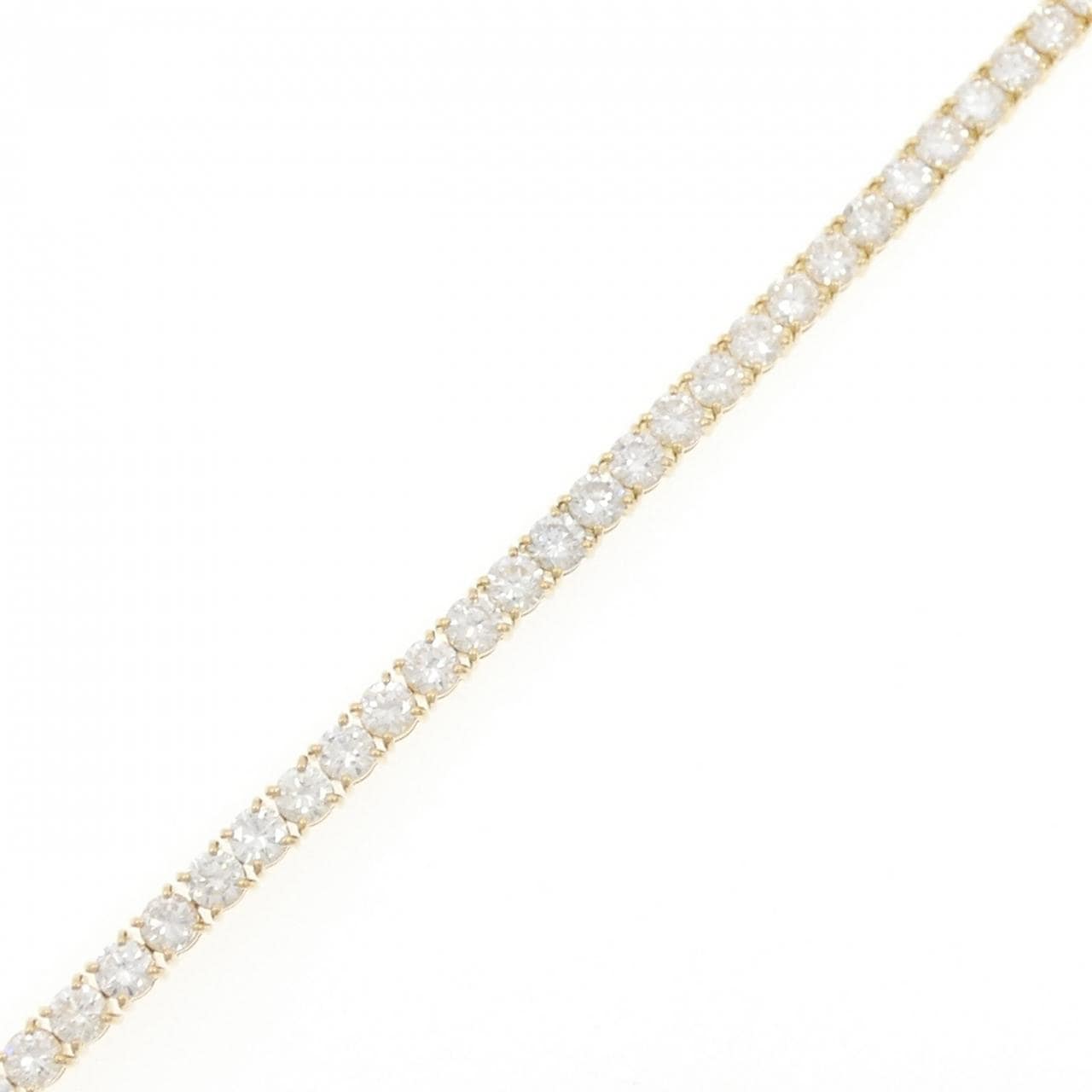 K18YG ダイヤモンド ブレスレット 8.00CT