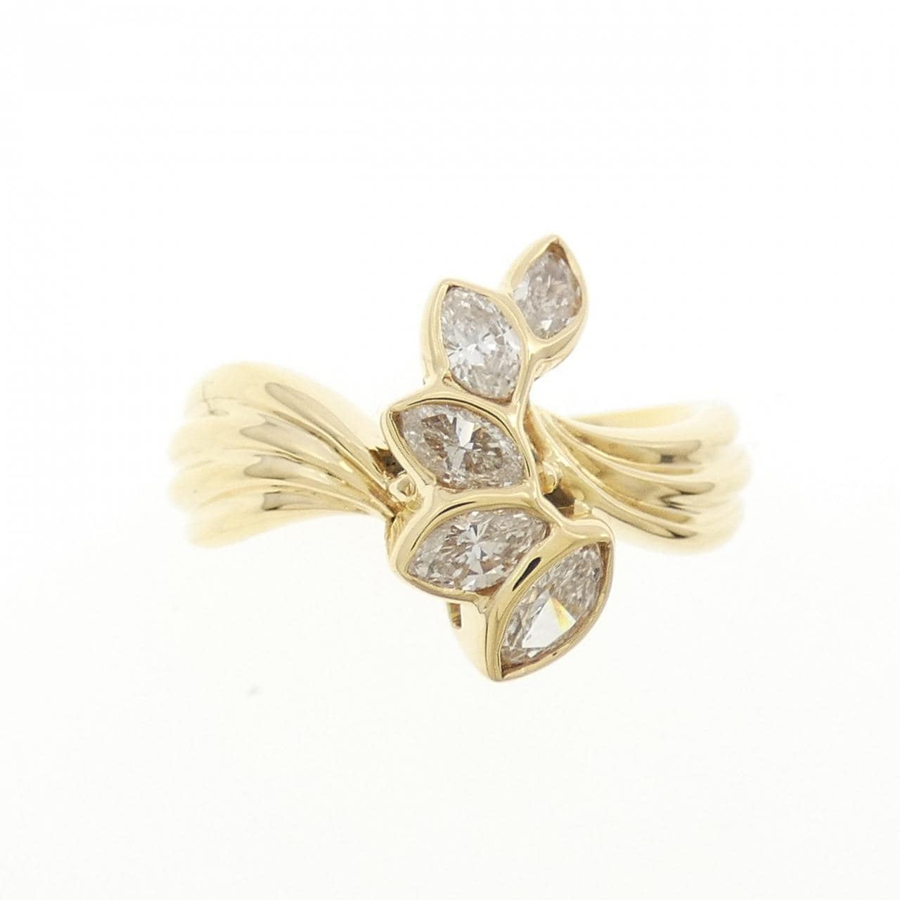 K18YG ダイヤモンド リング 0.57CT