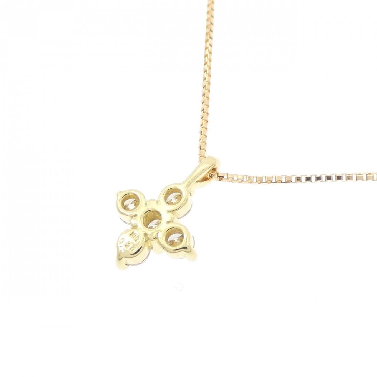 K18YG ダイヤモンド ネックレス 0.20CT