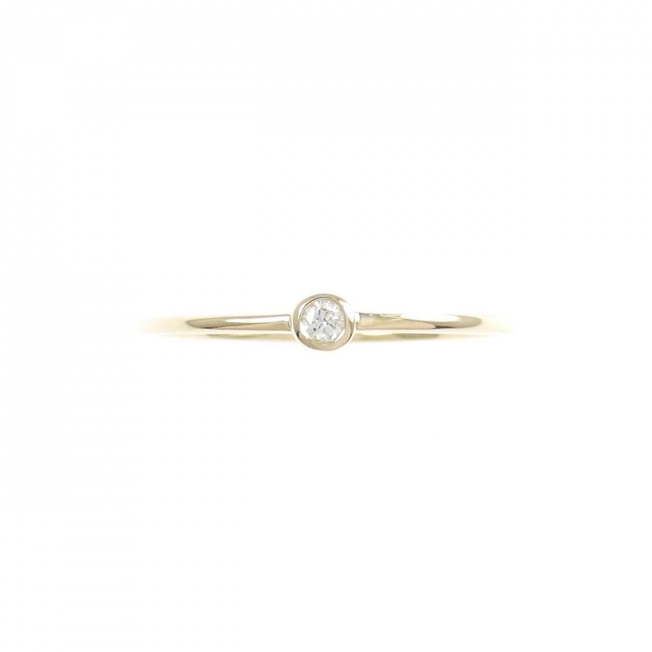 【リメイク】K10YG ダイヤモンド リング 0.02CT