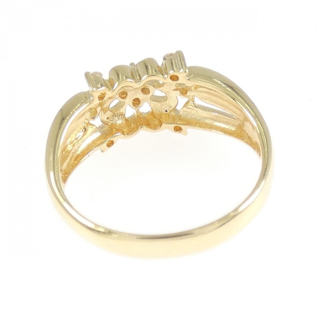 K18YG ダイヤモンド リング 0.14CT