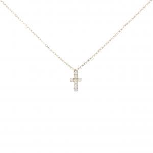 アーカー クロスパヴェ ネックレス 0.05CT
