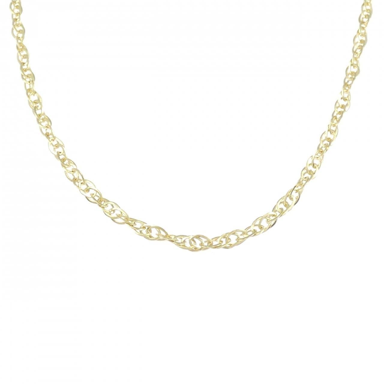 K18YG chain necklace