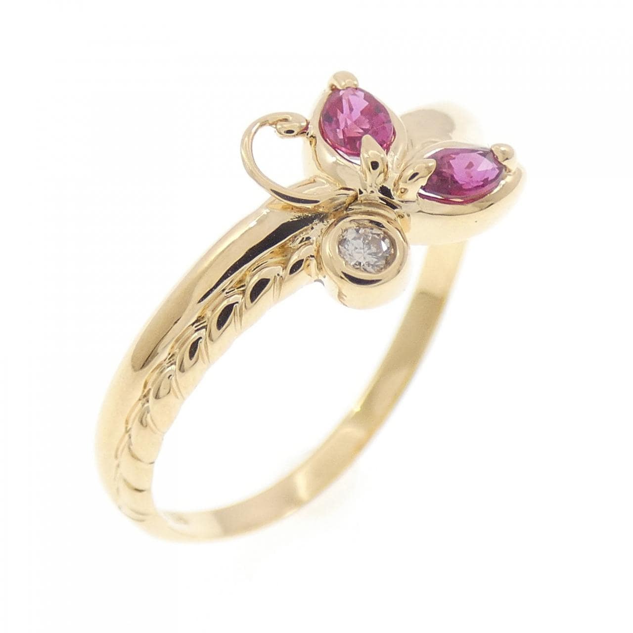 K18YG ルビー リング