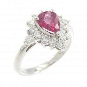 PT ルビー リング 0.70CT