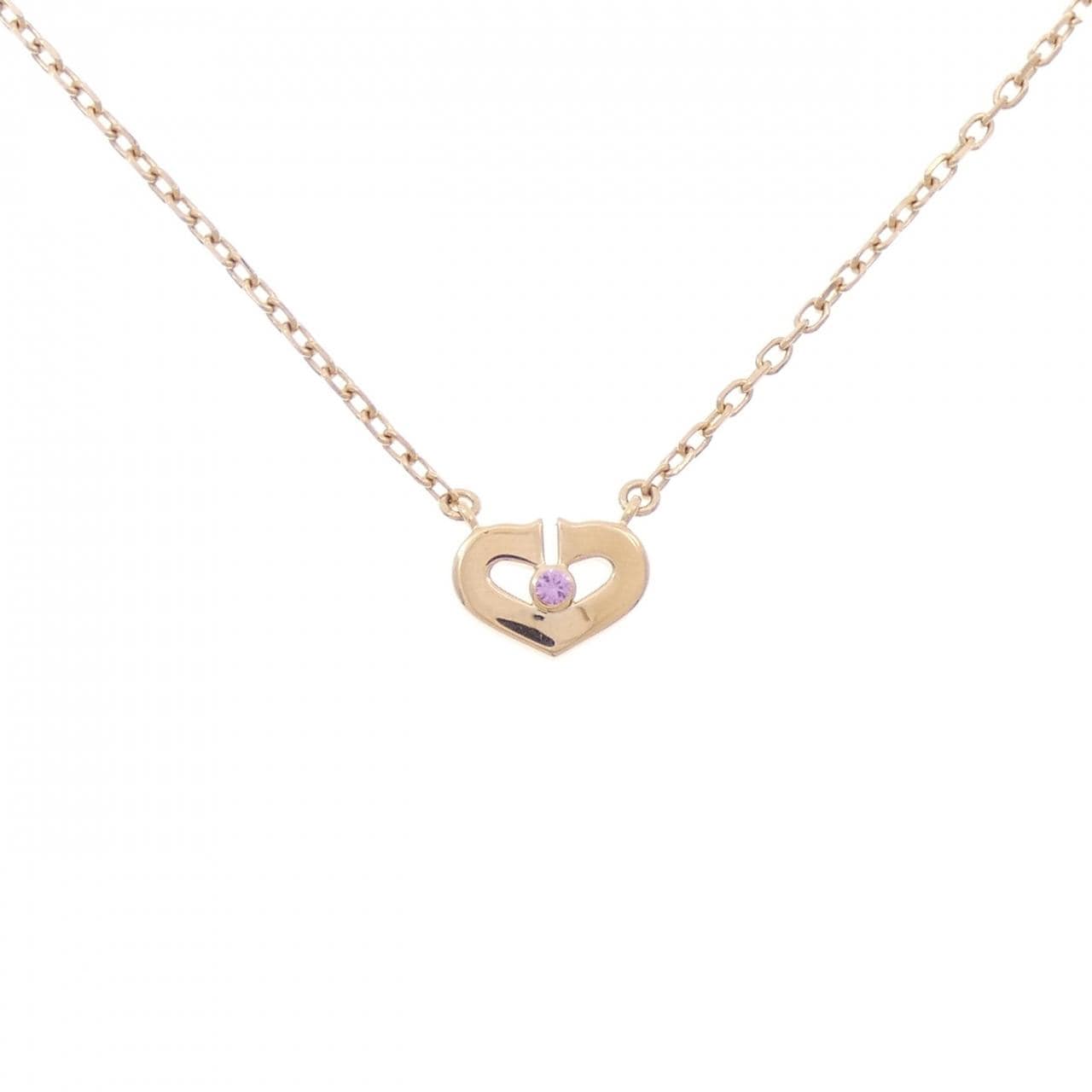 Cartier C heart项链
