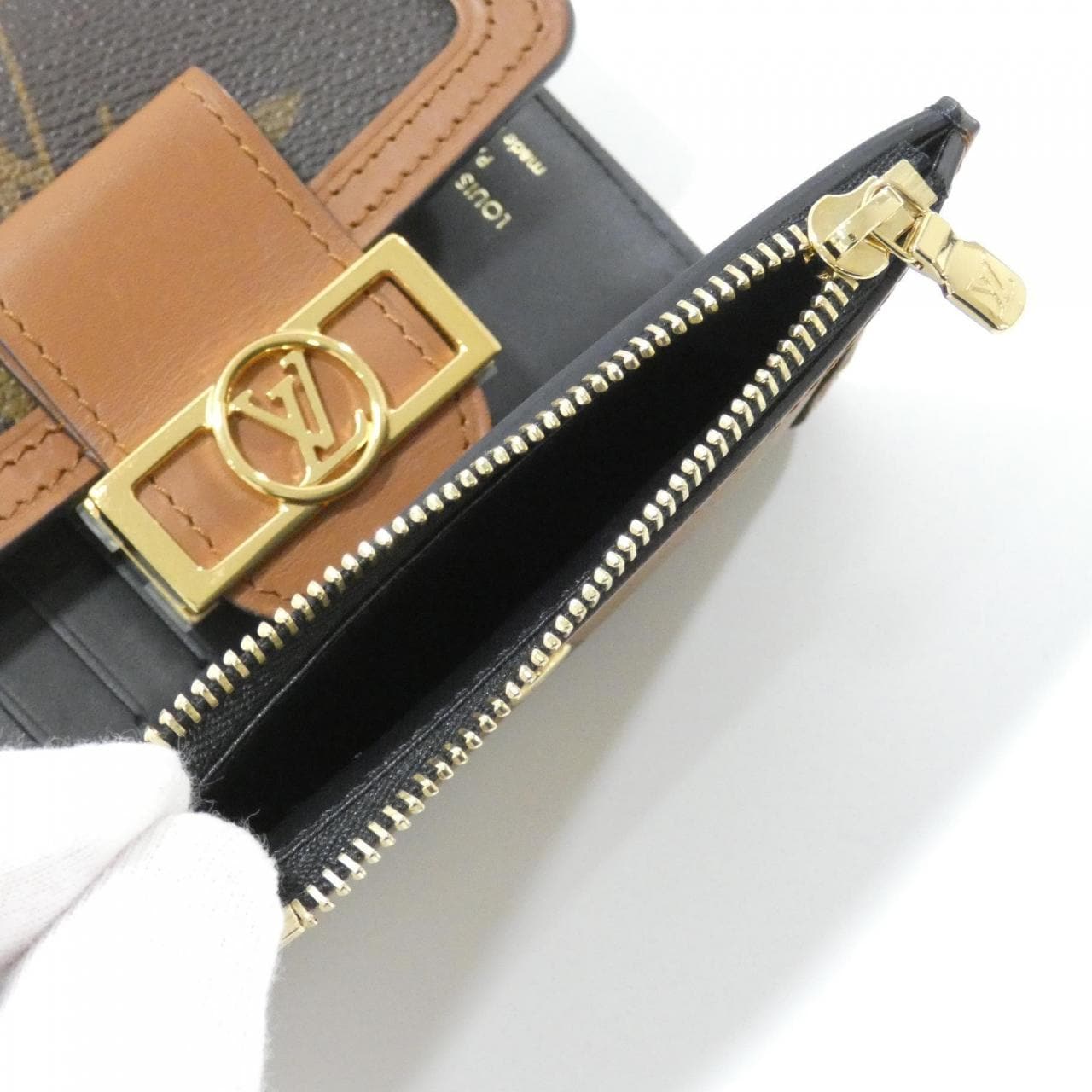 ルイヴィトン モノグラム ポルトフォイユ ドーフィーヌ コンパクト M68725 財布