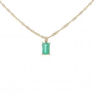 K18YG エメラルド ネックレス 0.73CT