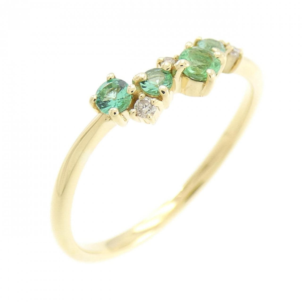 KUMIKYOKU emerald ring