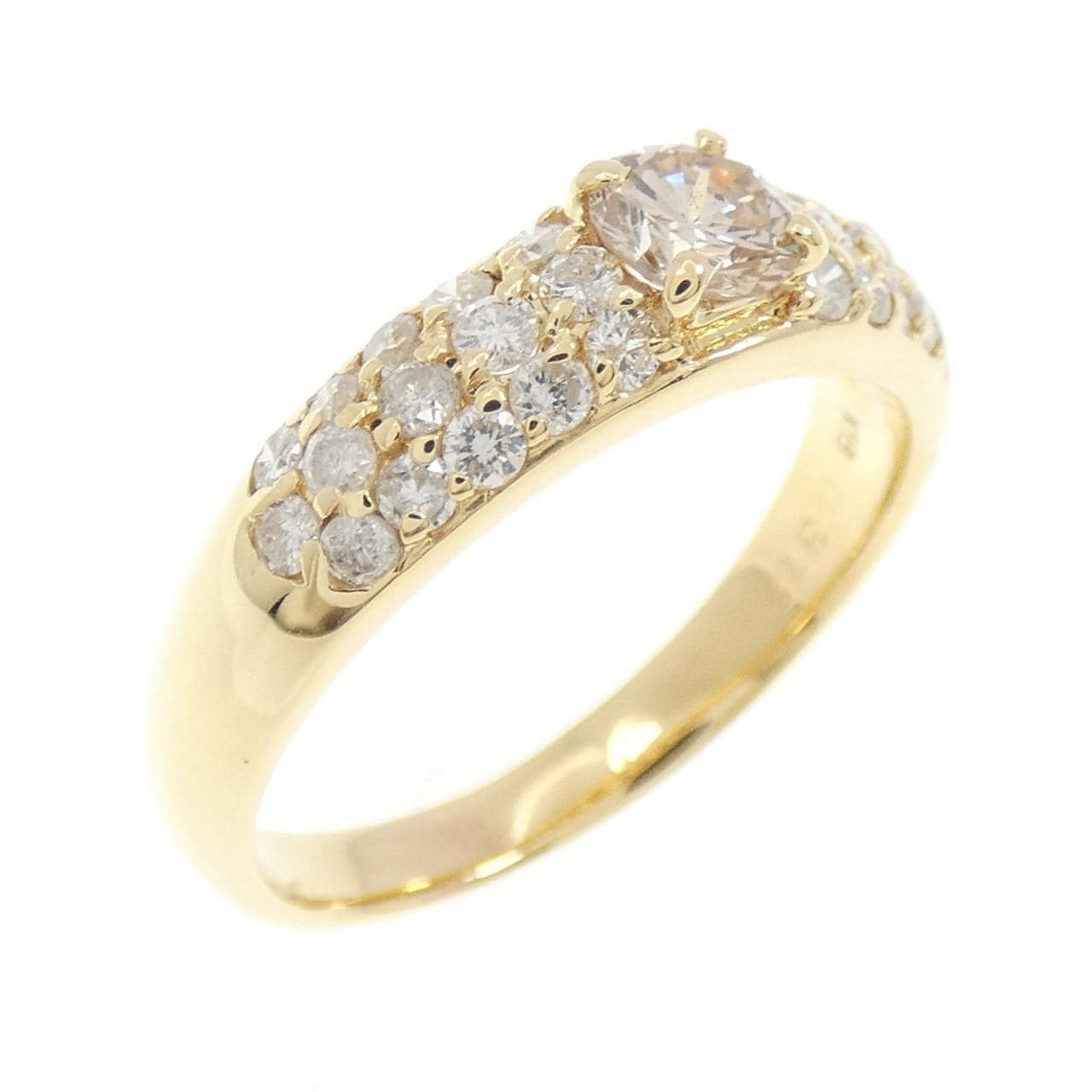 K18YG ダイヤモンド リング 0.312CT