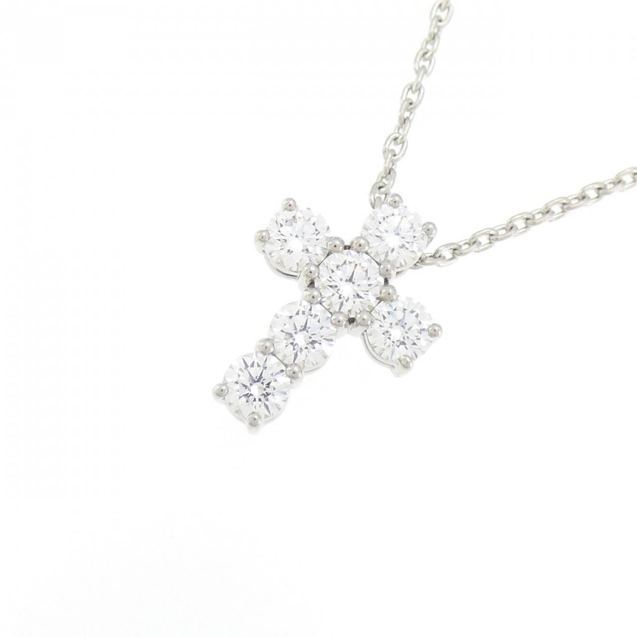 ギメル クロス ダイヤモンド ネックレス 0.626CT