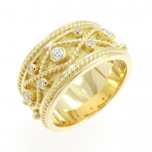 750YG ダイヤモンド リング