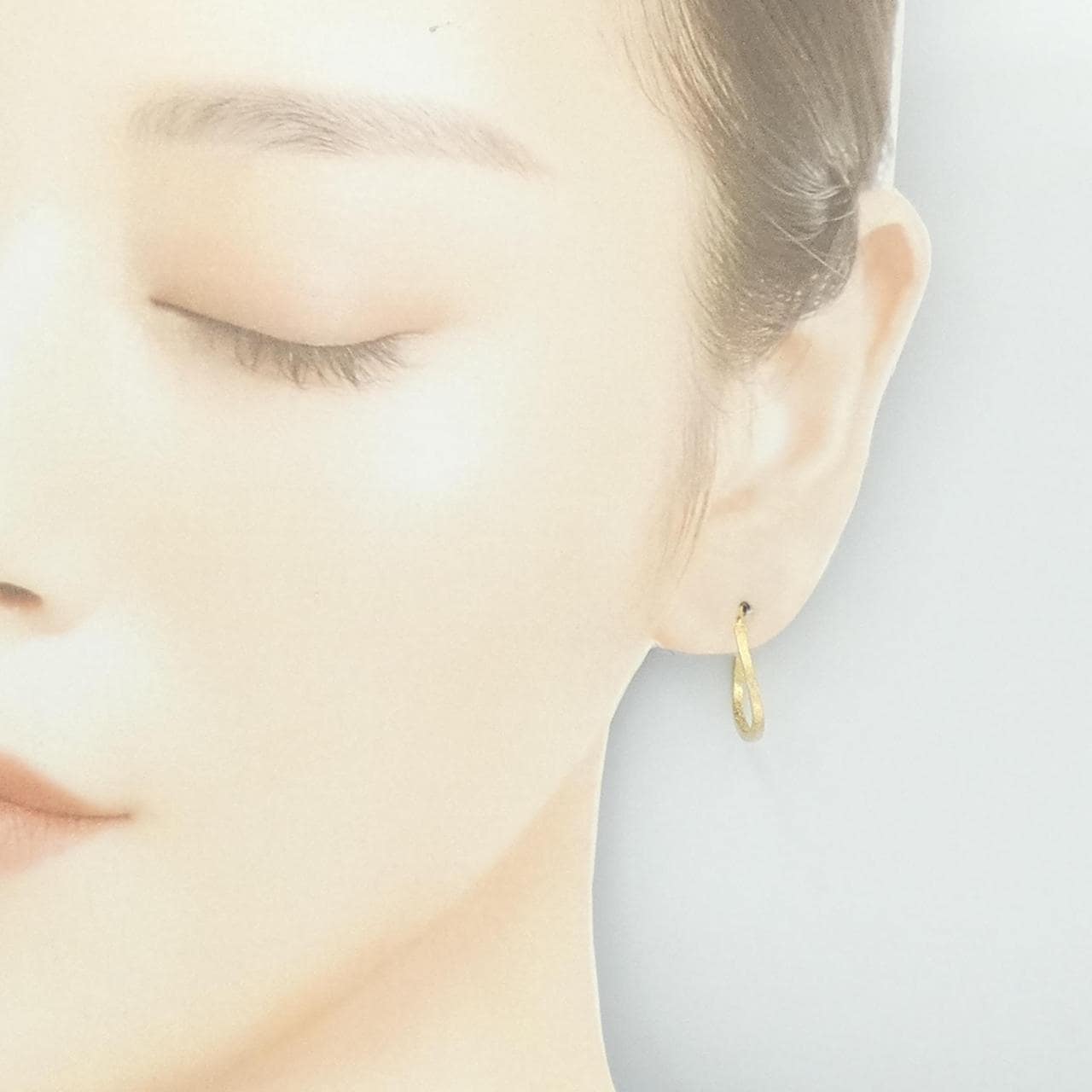 STAR JEWELRY K18YG earrings