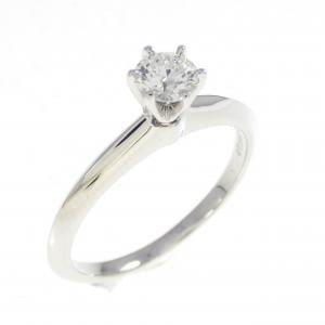 ティファニー クラシックソリティア リング 0.27CT H VS1 3EXT