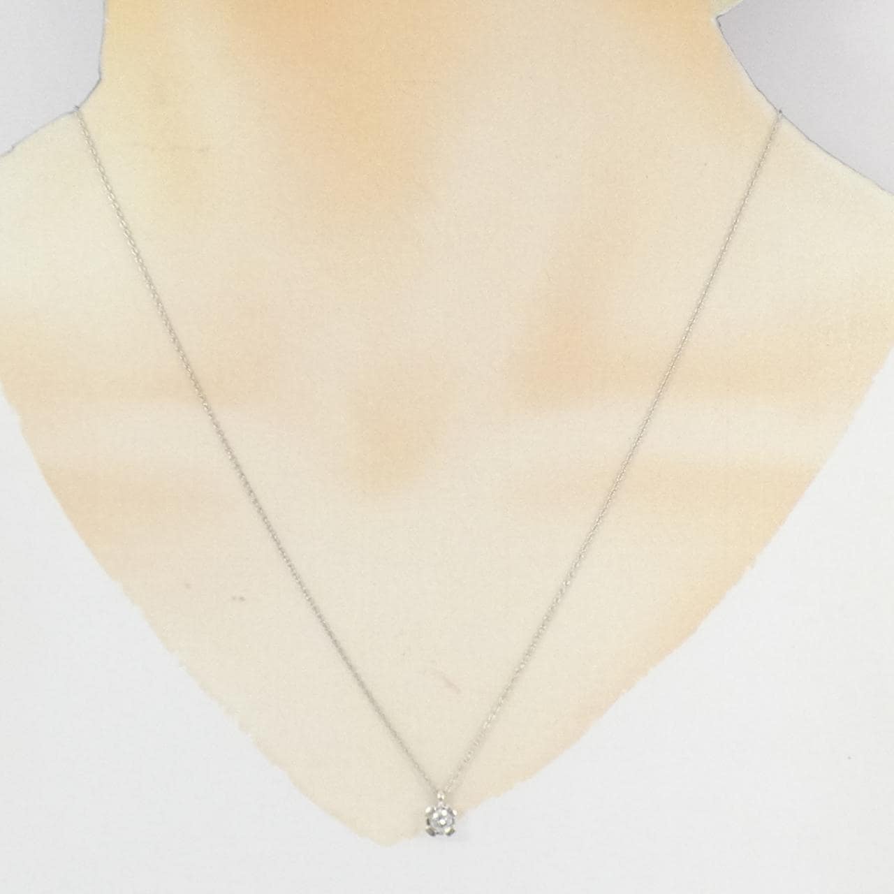 PT900/PT850 ダイヤモンド ネックレス 0.20CT