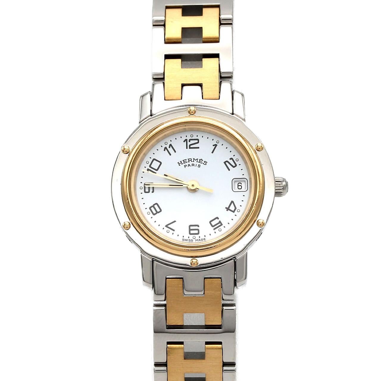 エルメス クリッパー コンビ CL4.220 SSxGP クォーツ