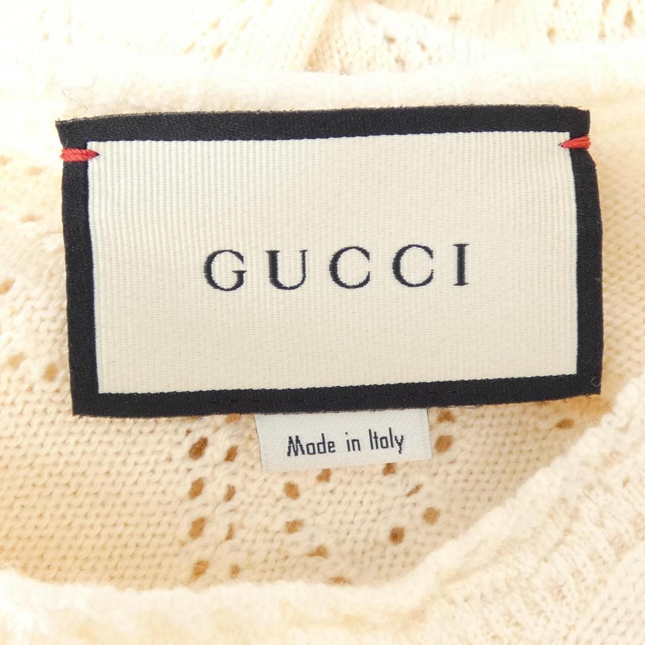 グッチ GUCCI GGパーフォレーテッドウールクロップドセーター 642115 XKBL7 ニット