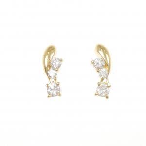 K18YG ダイヤモンド ピアス 0.62CT