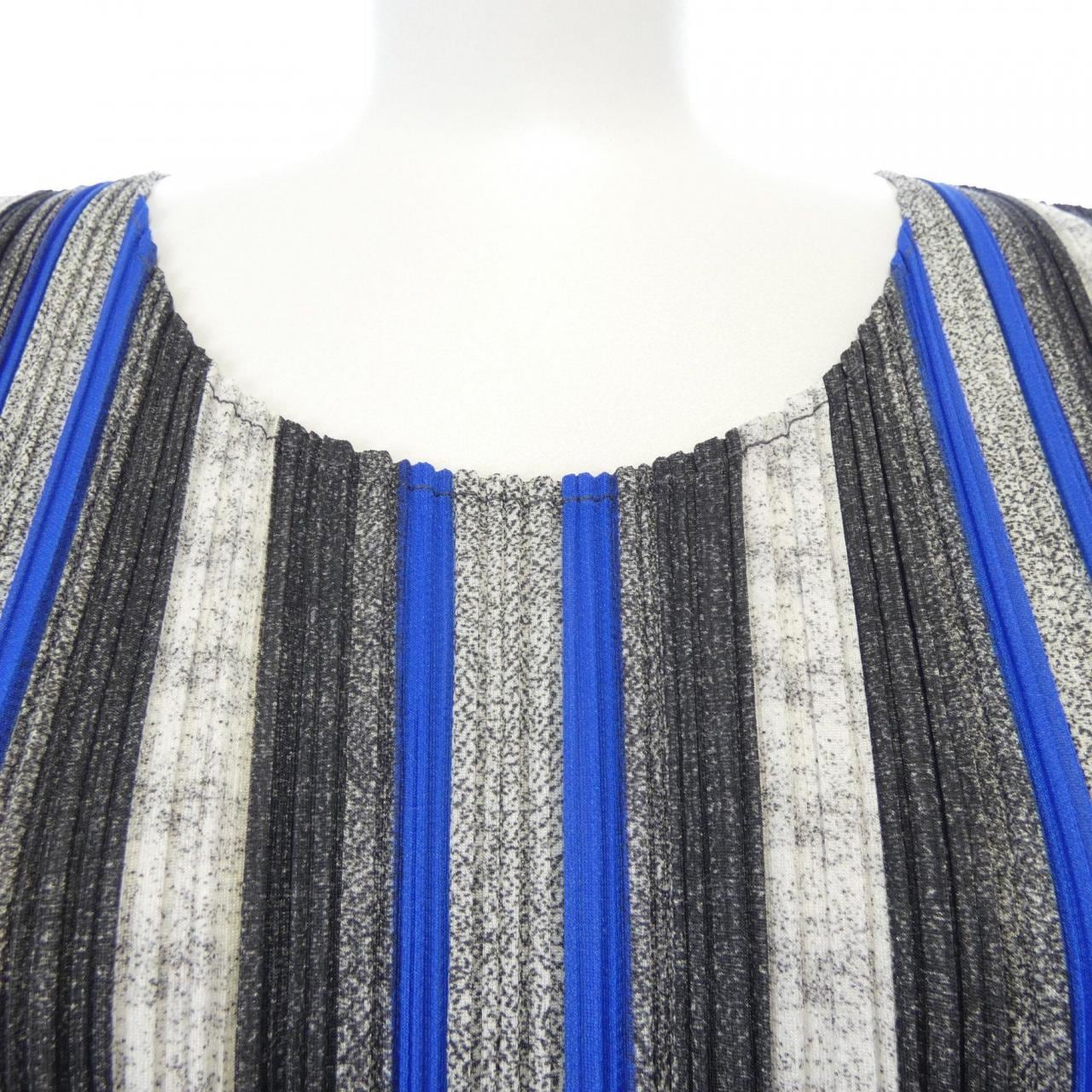 プリーツプリーズ PLEATS PLEASE ストライプ PP81-JK771 7573021 トップス