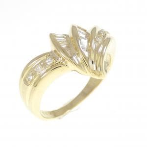 K18YG ダイヤモンド リング 0.29CT