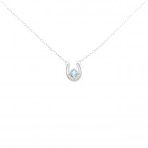 K10WG ブルートパーズ ネックレス