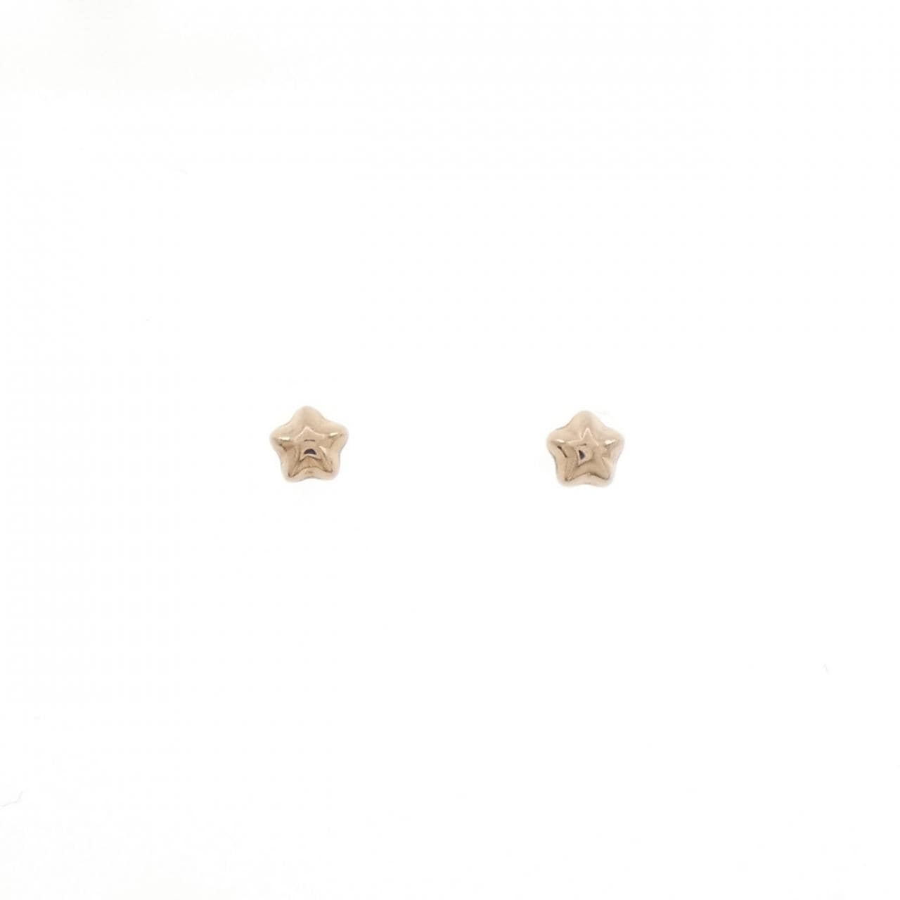 K18PG スター ピアス