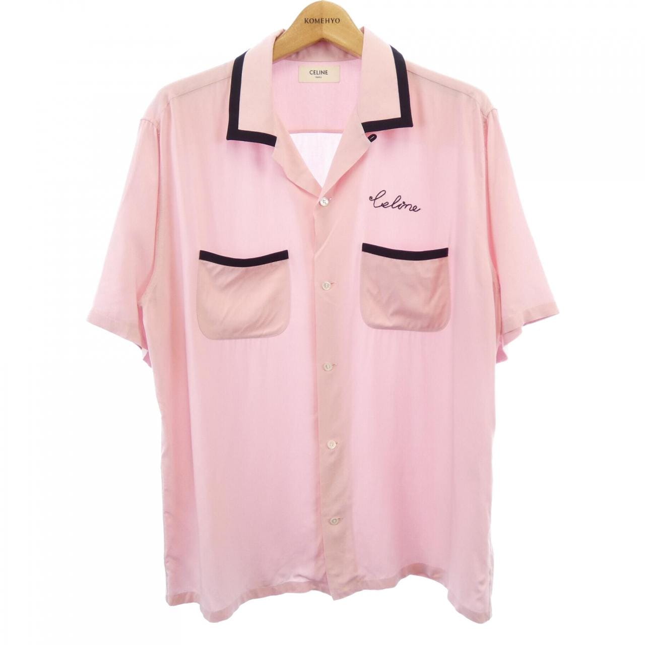 セリーヌ CELINE ルーズボーリングシャツ 2C516852C S／Sシャツ