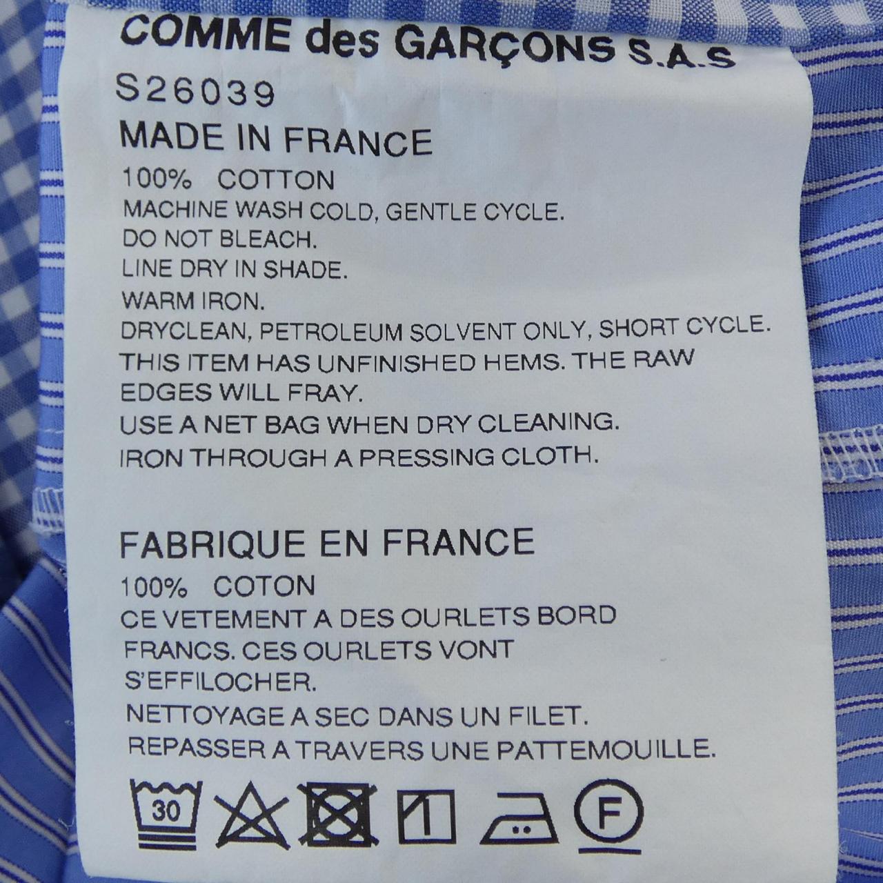 コムデギャルソンシャツ COMME des GARCONS SHIRT S26039 シャツ