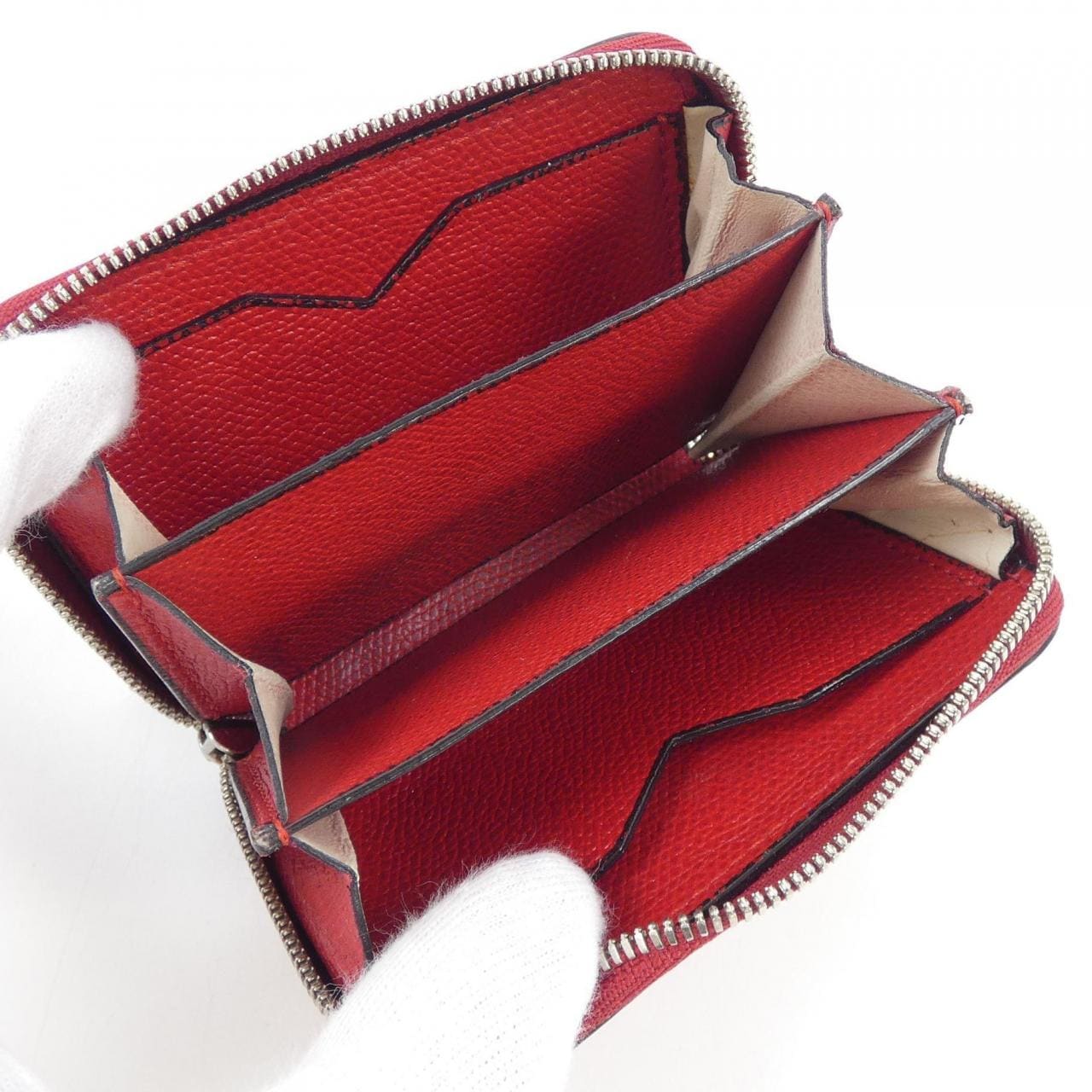 ヴァレクストラ VALEXTRA ジップアラウンドカードフォルダ SGZA0010028LRLCC99 CARD CASE